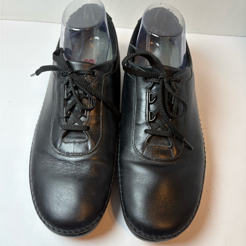 SAS Tripad Comfort women’s Travelers black leather lace-up walking shoes size 11